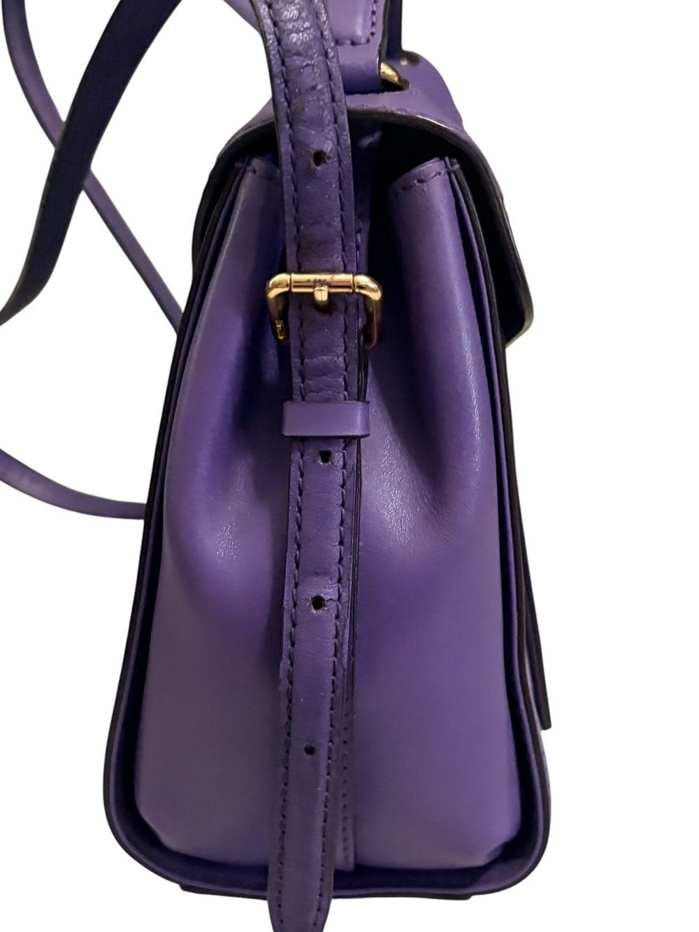 MCM Christina Satchel purple leather - Picture 5 of 14